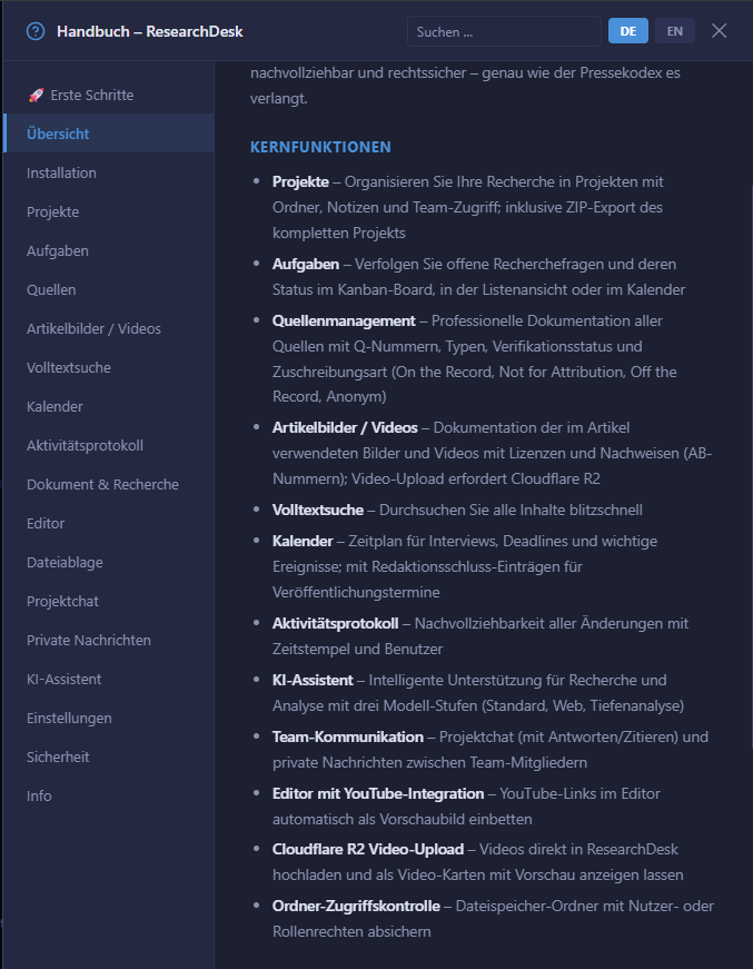 Recherche-Projektmanagement