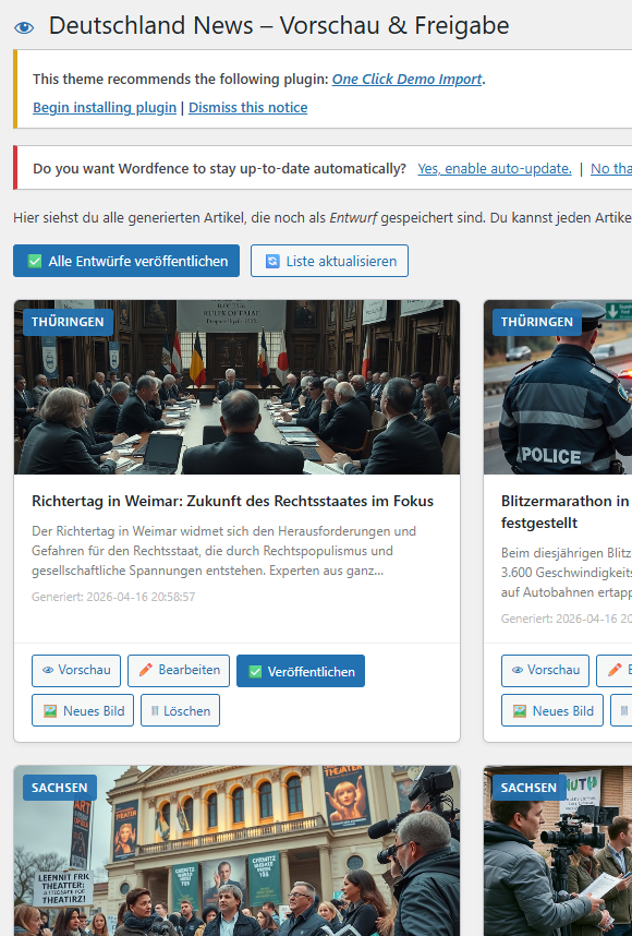 Deutschland News Generator